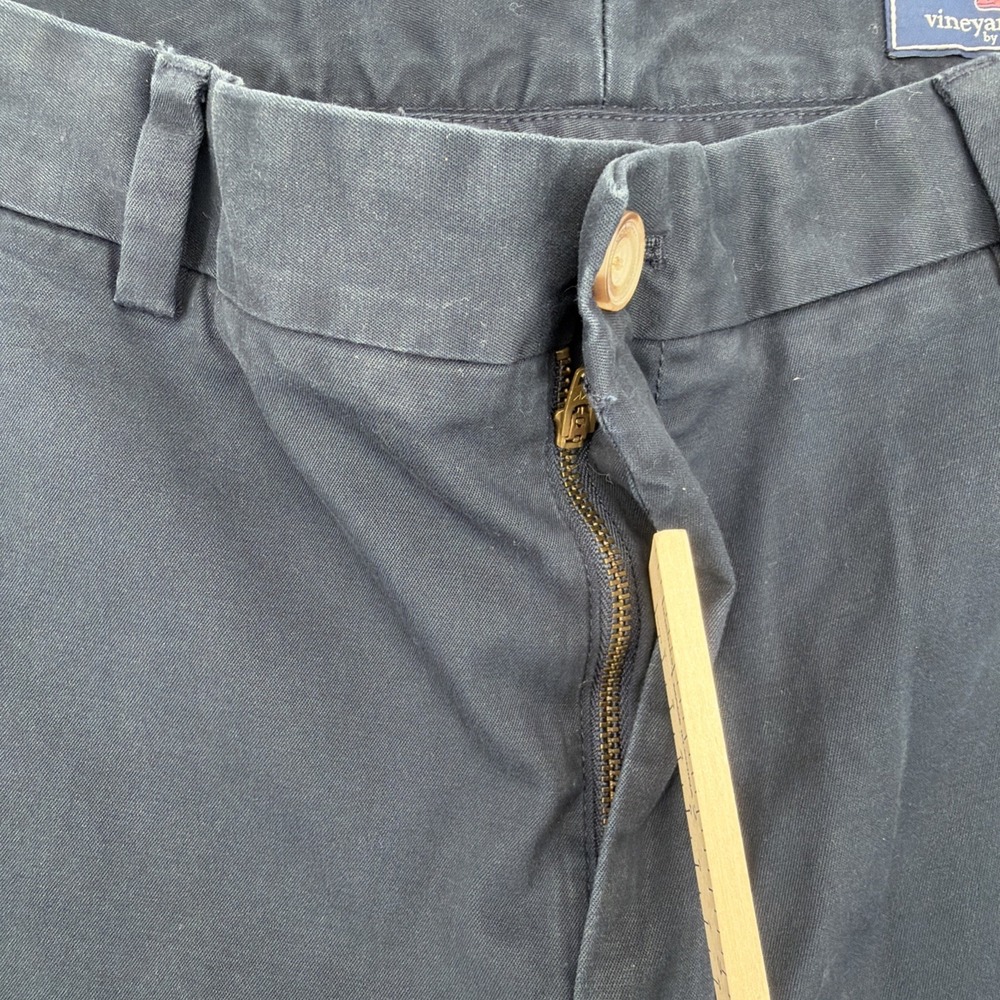 Vineyard Vines Men's OTG On-The-Go Performance Shorts 38 Blue Stretch Chino - Picture 6 of 9